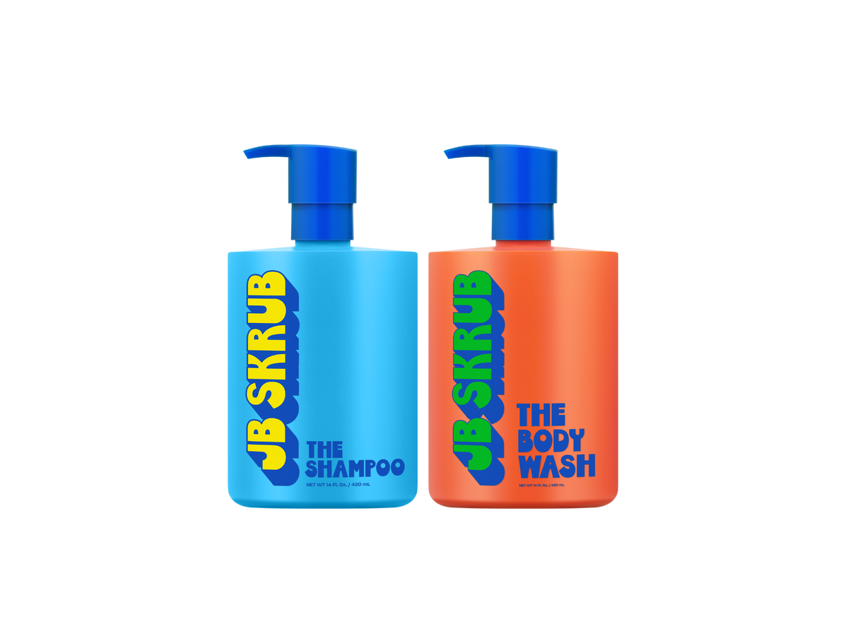 JPSsuperBlueペア8m✕2セット The Hair & Body Super Duo - Shampoo & Body Wash for Teens - JB SKRUB
