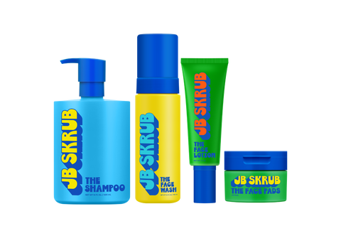 The Hair & Face Kit - Skincare & Shampoo for Teens - JB SKRUB